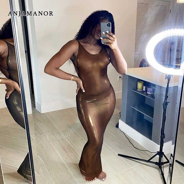 casual dresses anjamanor strap open back long maxi dress party nightclub outfits metallic body con dresses for women clothing d70-bd18 t2302, Black;gray
casual dresses anjamanor strap open back long maxi dress party nightclub outfits metallic body con dresses for women clothing d70-bd18 t2302, Black;gray