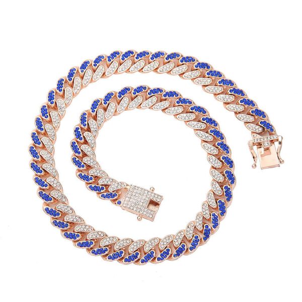 pendant necklaces hip hop hipster 13mm blue cuban chain diamond bracelet men and women hiphop gold plated necklace, Silver
pendant necklaces hip hop hipster 13mm blue cuban chain diamond bracelet men and women hiphop gold plated necklace, Silver