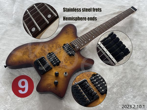 in stocking electric guitar can ship out at once no 9 electric guitar headless with stainless steel frets hemisphere ends shape black parts
in stocking electric guitar can ship out at once no 9 electric guitar headless with stainless steel frets hemisphere ends shape black parts