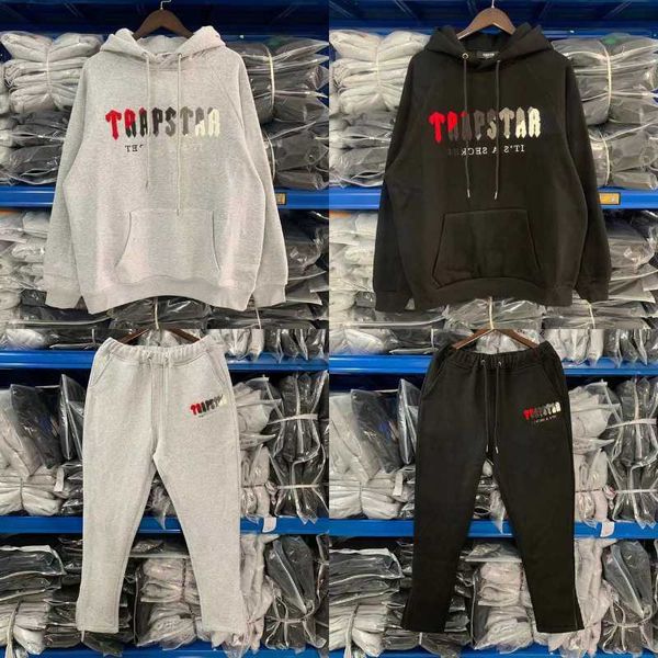 men's hoodies sweatshirts colorful trapstar hoodie sweatshirt tracksuit women towel embroidery fleece hooded set, Black
men's hoodies sweatshirts colorful trapstar hoodie sweatshirt tracksuit women towel embroidery fleece hooded set, Black