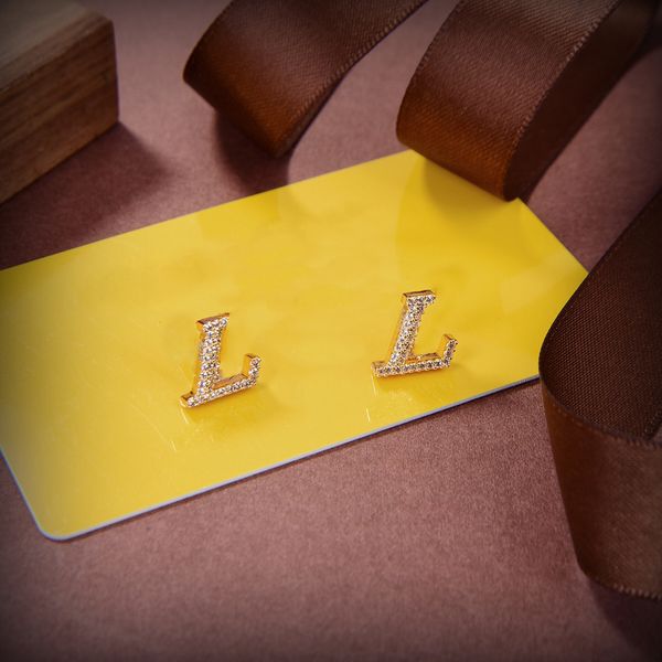 lw diamond studs for woman designer earrings ladys jewelry gold plated 18k for man official reproductions classic style crystal exquisite gi, Golden
lw diamond studs for woman designer earrings ladys jewelry gold plated 18k for man official reproductions classic style crystal exquisite gi, Golden
