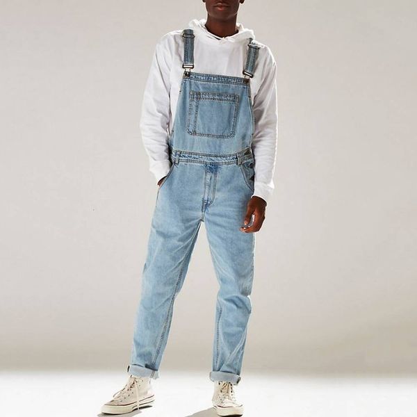 men's jeans fashion jumpsuits casual denim overalls for suspender pants large size summer loose tourism clothing 230211, Blue
men's jeans fashion jumpsuits casual denim overalls for suspender pants large size summer loose tourism clothing 230211, Blue
