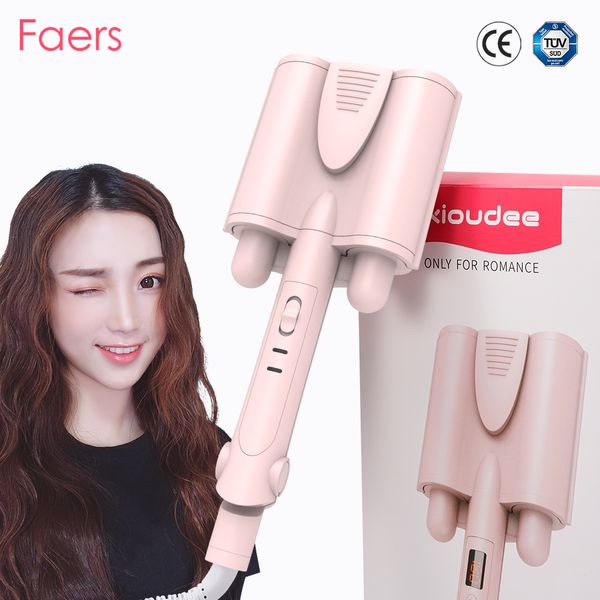 hair rollers curler triple barrels ceramic curling iron big wave deep wavy splint egg rolls electric fast automatic styling tools 230211
hair rollers curler triple barrels ceramic curling iron big wave deep wavy splint egg rolls electric fast automatic styling tools 230211