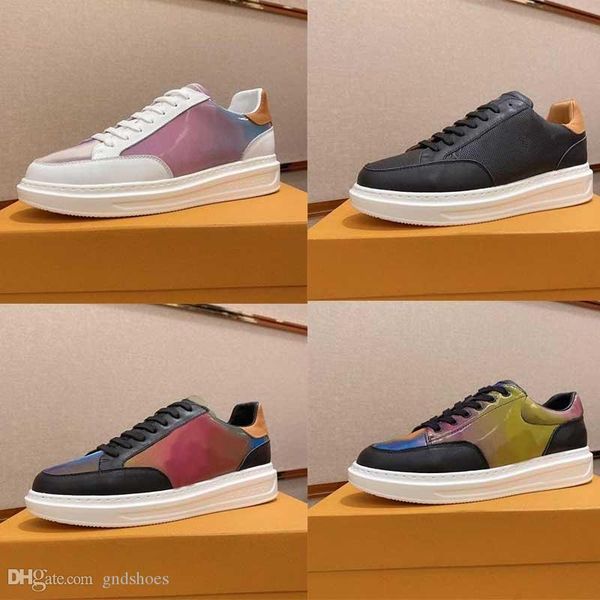box designer with rivoli casual shoes flat bottom men's walking formal wedding party embossed fluorescent gree louiseity lvs viutonity, Black
box designer with rivoli casual shoes flat bottom men's walking formal wedding party embossed fluorescent gree louiseity lvs viutonity, Black