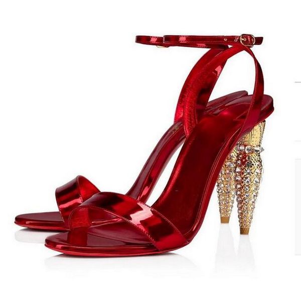 summer new shoes designer red bottom women silk bling crystal rhinestone high heels sandals open-toes designer shoes round toe sandalias poi, Black
summer new shoes designer red bottom women silk bling crystal rhinestone high heels sandals open-toes designer shoes round toe sandalias poi, Black