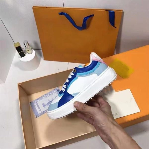 box new with time out sneakers embossed leather shoes fashion women sneaker platform trainers chaussures rubbe louiseity lvs viutonity zmwd, Black
box new with time out sneakers embossed leather shoes fashion women sneaker platform trainers chaussures rubbe louiseity lvs viutonity zmwd, Black