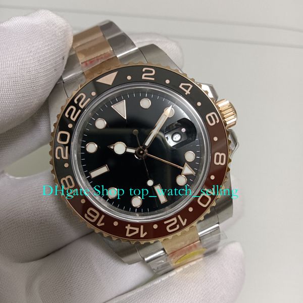 2 color 904l steel automatic watches for men 40mm two-tone rose gold ceramic bezel v12 sport cal.3285 movement men's wristwatches watch, Slivery;black
2 color 904l steel automatic watches for men 40mm two-tone rose gold ceramic bezel v12 sport cal.3285 movement men's wristwatches watch, Slivery;black