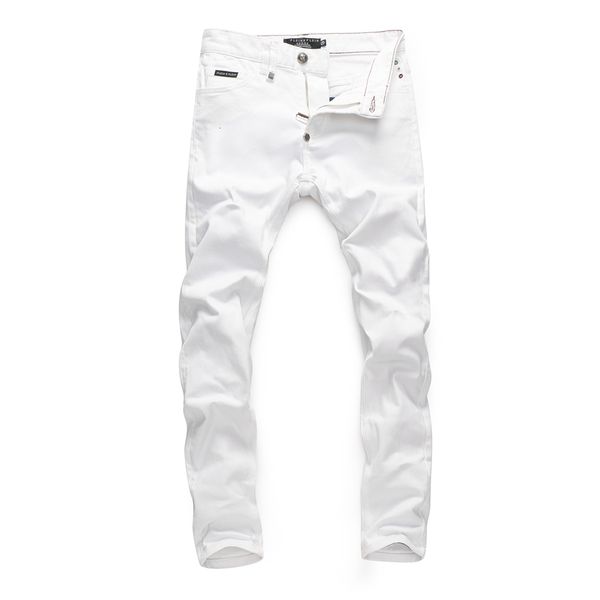 men's jeans pleinxplein men jeans white mens slim denim trousers skulls straight elastic plein stretch pants for men party 230211, Blue
men's jeans pleinxplein men jeans white mens slim denim trousers skulls straight elastic plein stretch pants for men party 230211, Blue