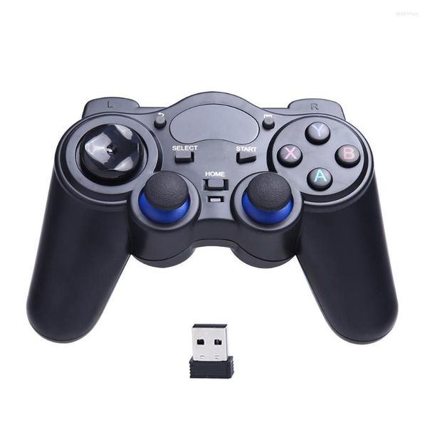 Image of Game Controllers Universal 2.4GHz Gaming For PC/Android Wireless Gamepad With Receiver TV Box Joypad Windows 8/7/XP System