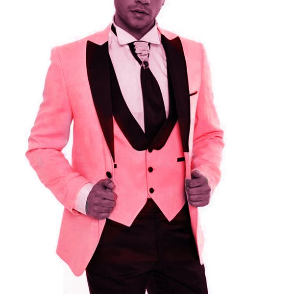 custom made men suits pink groom tuxedos peak lapel groomsmen wedding/prom/dinner man blazer jacket pants vest w870, Black;gray
custom made men suits pink groom tuxedos peak lapel groomsmen wedding/prom/dinner man blazer jacket pants vest w870, Black;gray