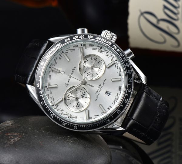 omeg wrist watches for men 2023 new mens watches all dial work quartz watch luxury brand chronograph clock black leather watch band men fash, Slivery;golden
omeg wrist watches for men 2023 new mens watches all dial work quartz watch luxury brand chronograph clock black leather watch band men fash, Slivery;golden