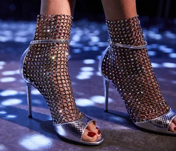 2023 gladiators women thin high heel mesh wedding bridal pumps fashion lady celebrity red carpet sandals shoes, Black
2023 gladiators women thin high heel mesh wedding bridal pumps fashion lady celebrity red carpet sandals shoes, Black
