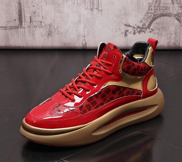 luxury designer mens platform sneakers shoes mesh breathable increase height round toe lace-up flat heel comfort casual men red sports walki, Black
luxury designer mens platform sneakers shoes mesh breathable increase height round toe lace-up flat heel comfort casual men red sports walki, Black