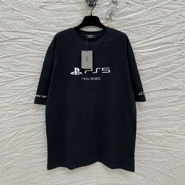 men's hoodies sweatshirts summer b ps5 co branded printed men's and women's short sleeved t-shirt ucs4, Black
men's hoodies sweatshirts summer b ps5 co branded printed men's and women's short sleeved t-shirt ucs4, Black