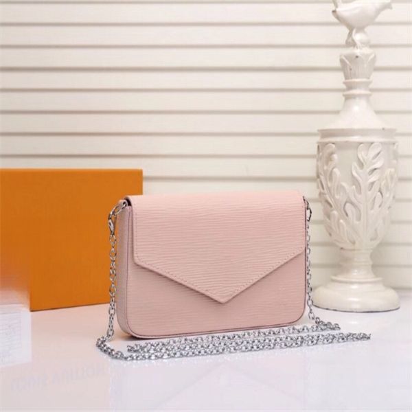 pink fashion water ripple single shoulder bag cover containing detachable pocket money clip metal chain small size crossbody bag
pink fashion water ripple single shoulder bag cover containing detachable pocket money clip metal chain small size crossbody bag