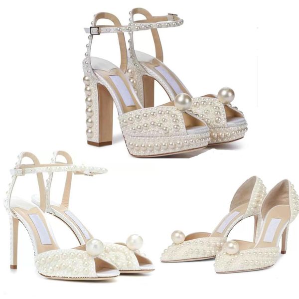 summer luxury brand sacora women's sandals leather pearl ankle buckle high heels show elegant bride wedding dress sandals, Black
summer luxury brand sacora women's sandals leather pearl ankle buckle high heels show elegant bride wedding dress sandals, Black
