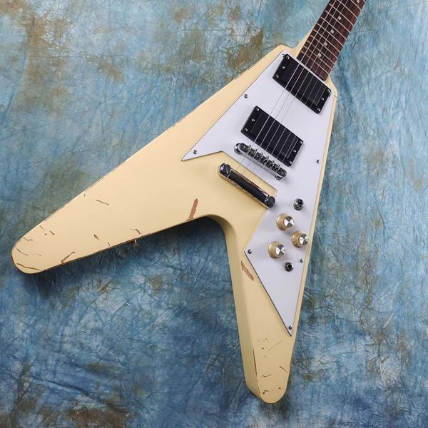 2022electric guitar in stock old style mahogany body james hetfield flying v fuk it you will get what see quality guitar
2022electric guitar in stock old style mahogany body james hetfield flying v fuk it you will get what see quality guitar