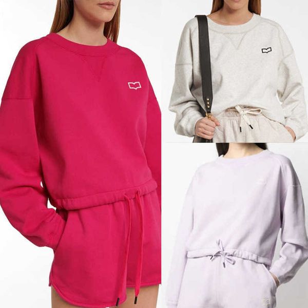 23ss isabel marant jumper sweatshirt round neck loose waist sweater flocked printed long sleeve loose women designer sweatshirt, Black
23ss isabel marant jumper sweatshirt round neck loose waist sweater flocked printed long sleeve loose women designer sweatshirt, Black