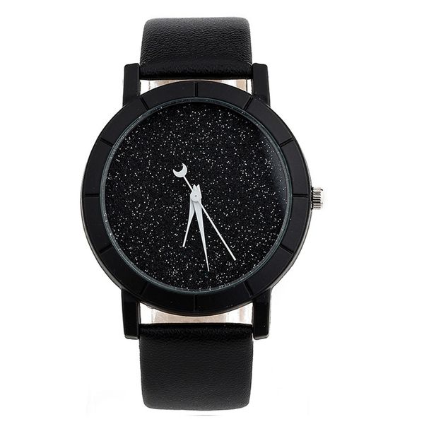 new starry sky women wristwatches moon stars design leather analog wristwatch unique romantic star shiny dial casual fashion quartz watches, Slivery;brown
new starry sky women wristwatches moon stars design leather analog wristwatch unique romantic star shiny dial casual fashion quartz watches, Slivery;brown