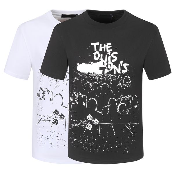 tees designer women mens t shirts chest letter print tshirts short sleeve shirt casual tshirts mens womens black white 117, White;black
tees designer women mens t shirts chest letter print tshirts short sleeve shirt casual tshirts mens womens black white 117, White;black