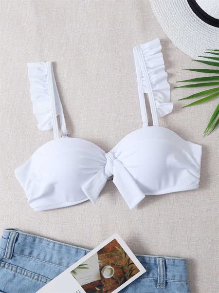 women's swimwear bikini women swimsuit 2022 new white bow sling bikinis swimwear push up bodice summer beachwear bathing suit for femal, White;black
women's swimwear bikini women swimsuit 2022 new white bow sling bikinis swimwear push up bodice summer beachwear bathing suit for femal, White;black