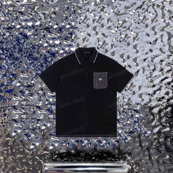 xinxinbuy men designer tee t shirt 23ss milan nylon metal triangle label short sleeve cotton women white black xs-l, Black;brown
xinxinbuy men designer tee t shirt 23ss milan nylon metal triangle label short sleeve cotton women white black xs-l, Black;brown