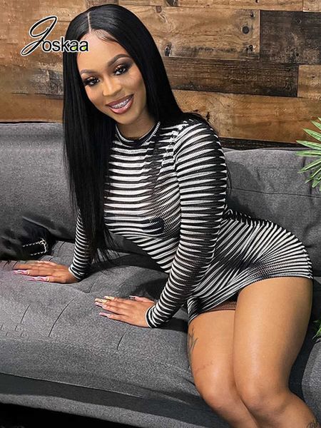 party dresses joskaa multicolor see through mini dresses women round collar long sleeve bodycon dress autumn 2022 elegant party clubwear t23, White;black
party dresses joskaa multicolor see through mini dresses women round collar long sleeve bodycon dress autumn 2022 elegant party clubwear t23, White;black