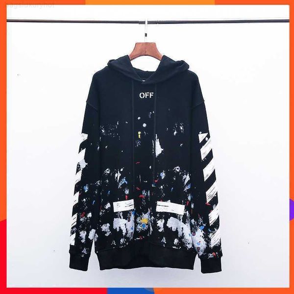 male hoodie chaopai autumn and winter offs styles style fireworks ink splashing graffiti for men women, Black
male hoodie chaopai autumn and winter offs styles style fireworks ink splashing graffiti for men women, Black