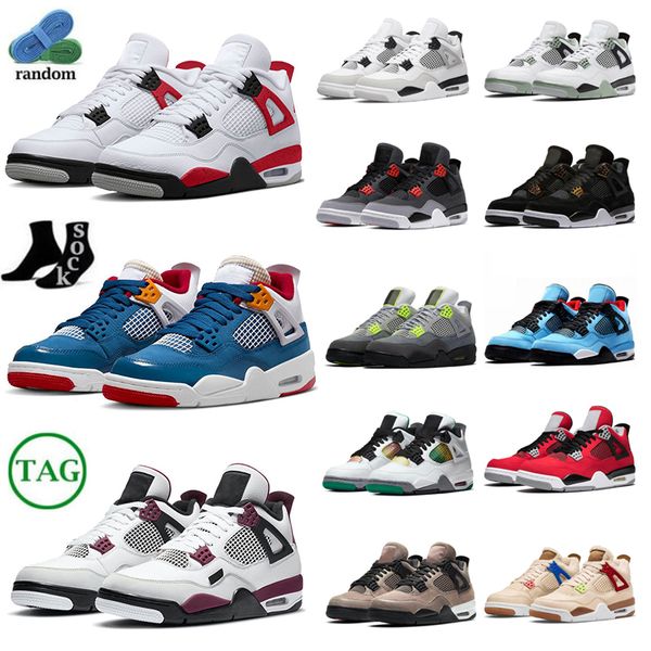 men woman 4 4s basketball shoes black cat court purple red metallic cactus jack brown cement sports mens womens sneakers size 36-47
men woman 4 4s basketball shoes black cat court purple red metallic cactus jack brown cement sports mens womens sneakers size 36-47