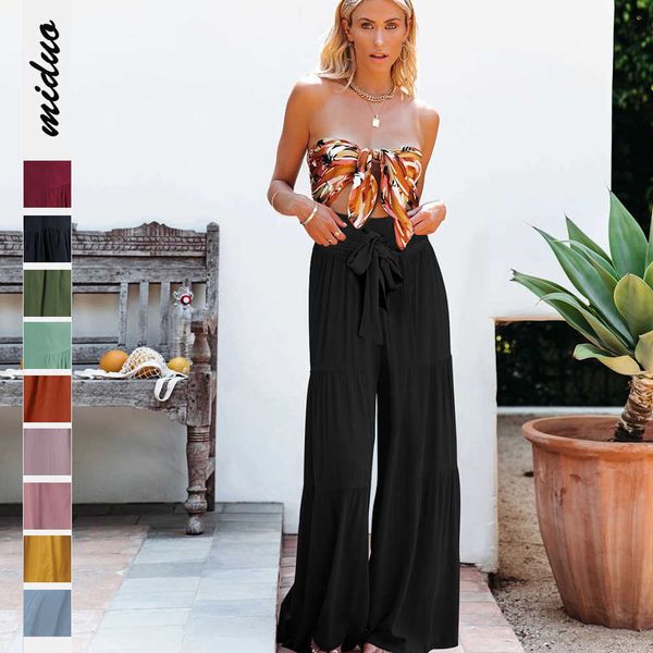 women's pants capris new women's fashion temperament bandage elastic waist pleated wide leg pants casual loose pants t230210, Black;white
women's pants capris new women's fashion temperament bandage elastic waist pleated wide leg pants casual loose pants t230210, Black;white