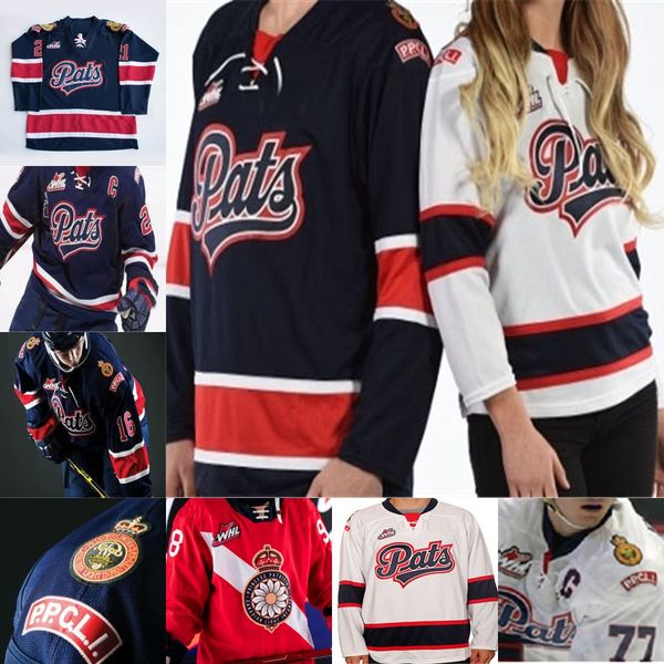 2021 whl regina pats hockey jersey connor bedard carter massier zack smith cole carrier chorney sloan stanick colby wotton jakob brook logan, Black;red
2021 whl regina pats hockey jersey connor bedard carter massier zack smith cole carrier chorney sloan stanick colby wotton jakob brook logan, Black;red