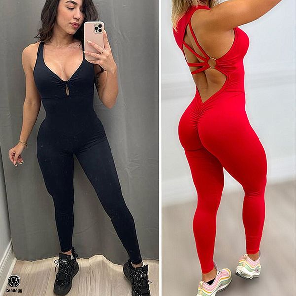 2023 thick pad jumpsuit sport women yoga set bodysuit for fitness wear gym sportswear high elastic workout running clothes
2023 thick pad jumpsuit sport women yoga set bodysuit for fitness wear gym sportswear high elastic workout running clothes