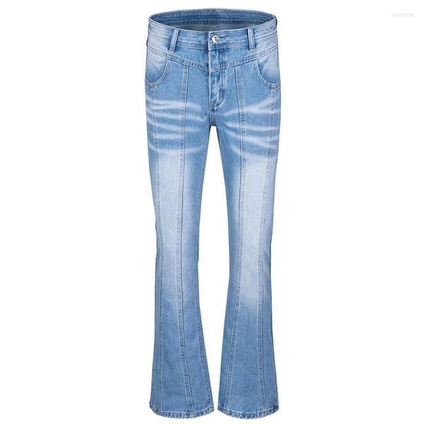 men's jeans splicing flared hip hop streetwear blue slim y2k men fashion denim pants
men's jeans splicing flared hip hop streetwear blue slim y2k men fashion denim pants