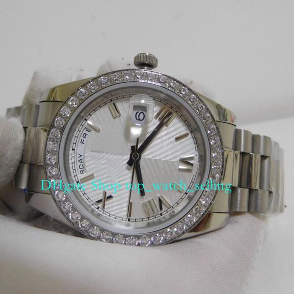 20 style with box watches for mens 40mm silver blue green champagne diamond bezel date 18k yellow gold asia 2813 movement mechanical men, Slivery;golden
20 style with box watches for mens 40mm silver blue green champagne diamond bezel date 18k yellow gold asia 2813 movement mechanical men, Slivery;golden
