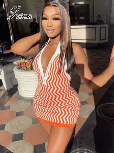 party dresses joskaa knit stripe printed lapel sleeveless bodycon dress spring 2022 halter backless mini dresses for women party clubwear t2, White;black
party dresses joskaa knit stripe printed lapel sleeveless bodycon dress spring 2022 halter backless mini dresses for women party clubwear t2, White;black