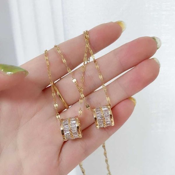 s 1 steel fade resistant female student korean zircon necklace mesh red tiktok collar pendant sweater chain jewelry, Silver
s 1 steel fade resistant female student korean zircon necklace mesh red tiktok collar pendant sweater chain jewelry, Silver