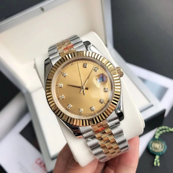 women's men's watch size 41mm36mm28mm men's automatic watch mechanical sapphire mirror luxury watch lovers watch diary series, Slivery;golden
women's men's watch size 41mm36mm28mm men's automatic watch mechanical sapphire mirror luxury watch lovers watch diary series, Slivery;golden