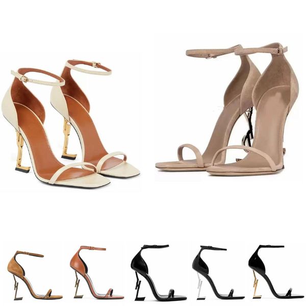 summer luxury brand opyum women's sandals calfskin ankle buckle metal letter heels heels elegant cassandra bride wedding dress sandals, Black
summer luxury brand opyum women's sandals calfskin ankle buckle metal letter heels heels elegant cassandra bride wedding dress sandals, Black