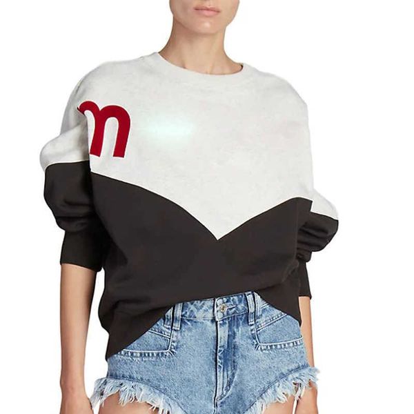 23ss isabel marant sweatshirt round neck pullover sweatshirts women designer hoodie letter flocking print casual long sleeve pullovers, Black
23ss isabel marant sweatshirt round neck pullover sweatshirts women designer hoodie letter flocking print casual long sleeve pullovers, Black