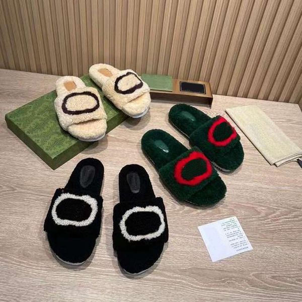 with box designer fur guccie gg slippers designer merino wool slides light brown fashion apartment flat muller heel slipper winter mules siz, Black
with box designer fur guccie gg slippers designer merino wool slides light brown fashion apartment flat muller heel slipper winter mules siz, Black