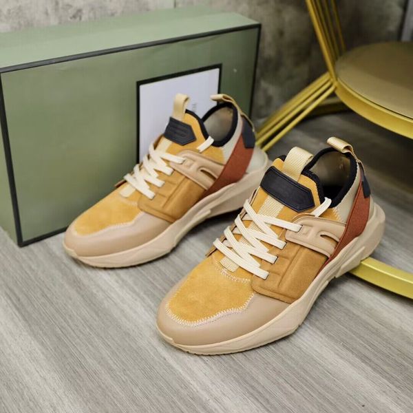 luxury men casual shoes sports sneakers genuine leather nylon mesh jago sneaker lace up trainers outdoor walking flat light and comfortable, Black
luxury men casual shoes sports sneakers genuine leather nylon mesh jago sneaker lace up trainers outdoor walking flat light and comfortable, Black
