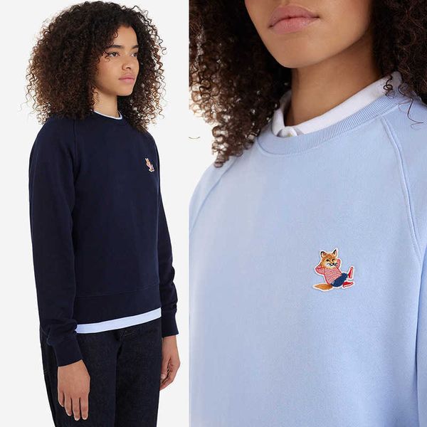 maison kitsune designer sweatshirt fashion hoodie pullover jumper embroidery round neck women's sweatshirt, Black
maison kitsune designer sweatshirt fashion hoodie pullover jumper embroidery round neck women's sweatshirt, Black