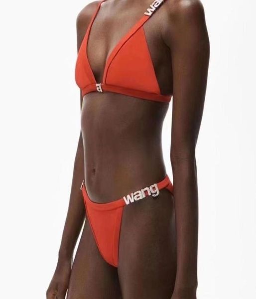 ladies letter wang bikini set fashion women039s swimsuit simple strap biquini set casual thin slim beachwear with waist ch5642899, White;black
ladies letter wang bikini set fashion women039s swimsuit simple strap biquini set casual thin slim beachwear with waist ch5642899, White;black