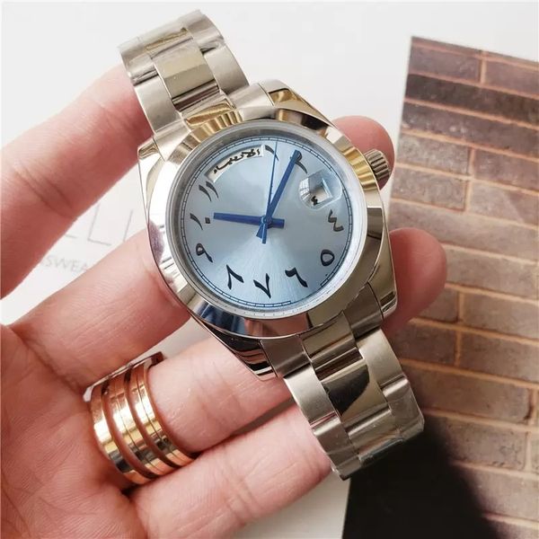 with original box silver watch automatic mechanical mens watches 41mm stainless steel business for men wristwatch business wristwatches mont, Slivery;brown
with original box silver watch automatic mechanical mens watches 41mm stainless steel business for men wristwatch business wristwatches mont, Slivery;brown