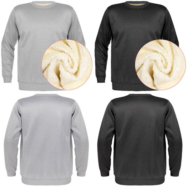 men's fleece long sleeve crewneck pullover solid color slim fit sweatshirt, White;black
men's fleece long sleeve crewneck pullover solid color slim fit sweatshirt, White;black