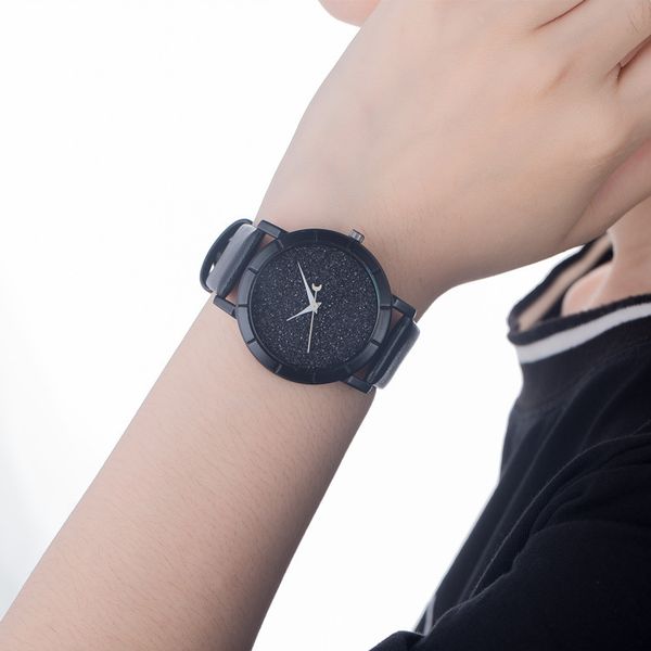new design moon stars analog wristwatch women unique romantic starry sky shiny dial casual fashion quartz watches for woman girl gift, Slivery;brown
new design moon stars analog wristwatch women unique romantic starry sky shiny dial casual fashion quartz watches for woman girl gift, Slivery;brown