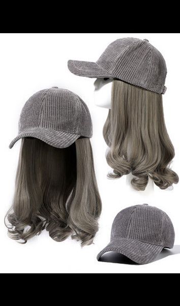 ball caps 05wu fashion curly hair corduroy hat patchwork false lady baseball women leisure visors cap 230211, Blue;gray 
ball caps 05wu fashion curly hair corduroy hat patchwork false lady baseball women leisure visors cap 230211, Blue;gray