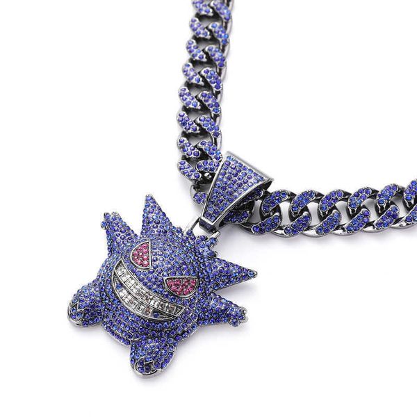 pendant s pet elf geng ghost pendant personality fashion brand animation hip hop necklace, Silver
pendant s pet elf geng ghost pendant personality fashion brand animation hip hop necklace, Silver