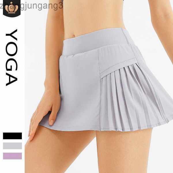 alos sports short skirt women's summer double-layer anti-glare pants skirt with middle waist fake two pieces of yoga tennis skirt, White;black
alos sports short skirt women's summer double-layer anti-glare pants skirt with middle waist fake two pieces of yoga tennis skirt, White;black