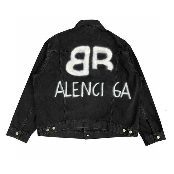 men's jackets spring and summer b home double graffiti luminous reflective washed men's women's denim jacket 2hq1, Black;brown
men's jackets spring and summer b home double graffiti luminous reflective washed men's women's denim jacket 2hq1, Black;brown
